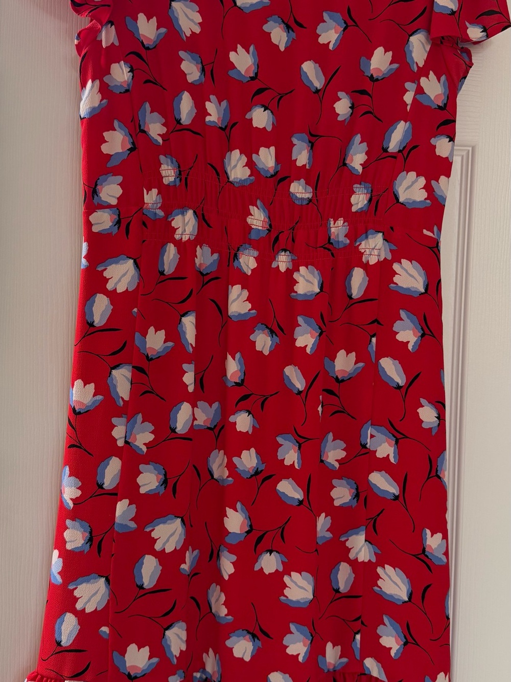 Talbots Red Floral Midi Dress - Picture 2 of 5